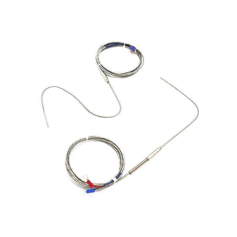 

Temperature Sensor Flexible Probe PT100/E/J K Type Thermocouple Needle