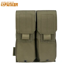 Tactical Double Molle M4 Magazine Pouch Mag Pouch For M4 M14 M16 AKAR Cartridge Holder Rifle mag BagHunting Accessories Pack