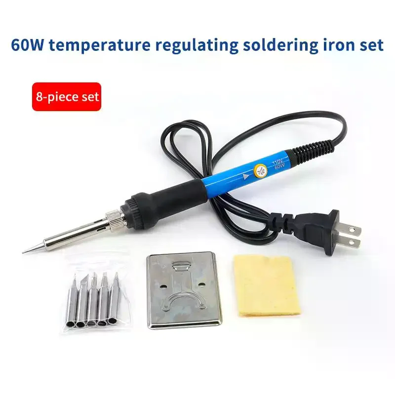 Adjustable Temperature Electric Soldering Iron 110V(US Plug) /220V(EU Plug) 60W Soldering Iron Welding Solder Repair Tool