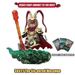 New Journey To The West Six-eared Macaque Dark Goku Monkey Minifigure Models Kids Toys Building Blocks Gift Boys Girls Juguetes
