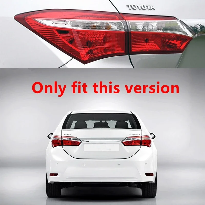 Cafoucs Outer Rear Bumper Headlight Tail Light Lamp Sealing Gasket For Toyota Corolla 2014 2015 2016 2017 2018