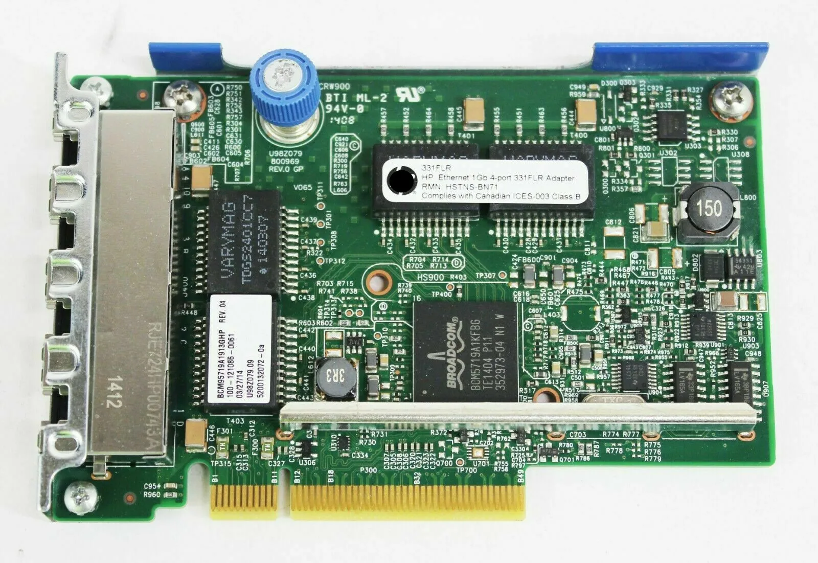 

331FLR 4-Port Ethernet 1Gb Adapter 684208-B21 629135-B21 634025-001