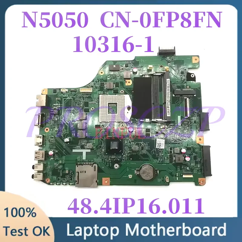 

10316-1 CN-0FP8FN 0FP8FN For D ELL Inspiron N5050 V1550 PGA 989 Notebook Mainboard DV15 HR 48.4IP16.011 HM67 Laptop Motherboard
