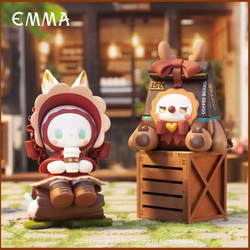 Tersedia Emma Secret Forest Goffee Shop Sepes Series Blind Box Fashion Toy Dekorasi Meja Lucu Kotak Misteri Seru Hadiah Kejutan