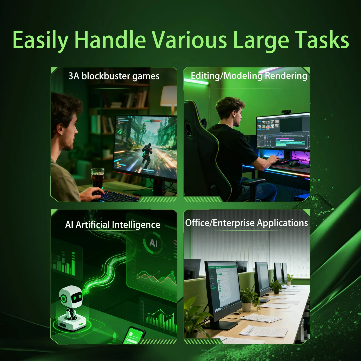 GUDGA M.2 NVMe SSD 128GB/256GB/512GB/1TB PCIe 3.0x4 Internal Solid State Drive untuk Komputer PC Laptop