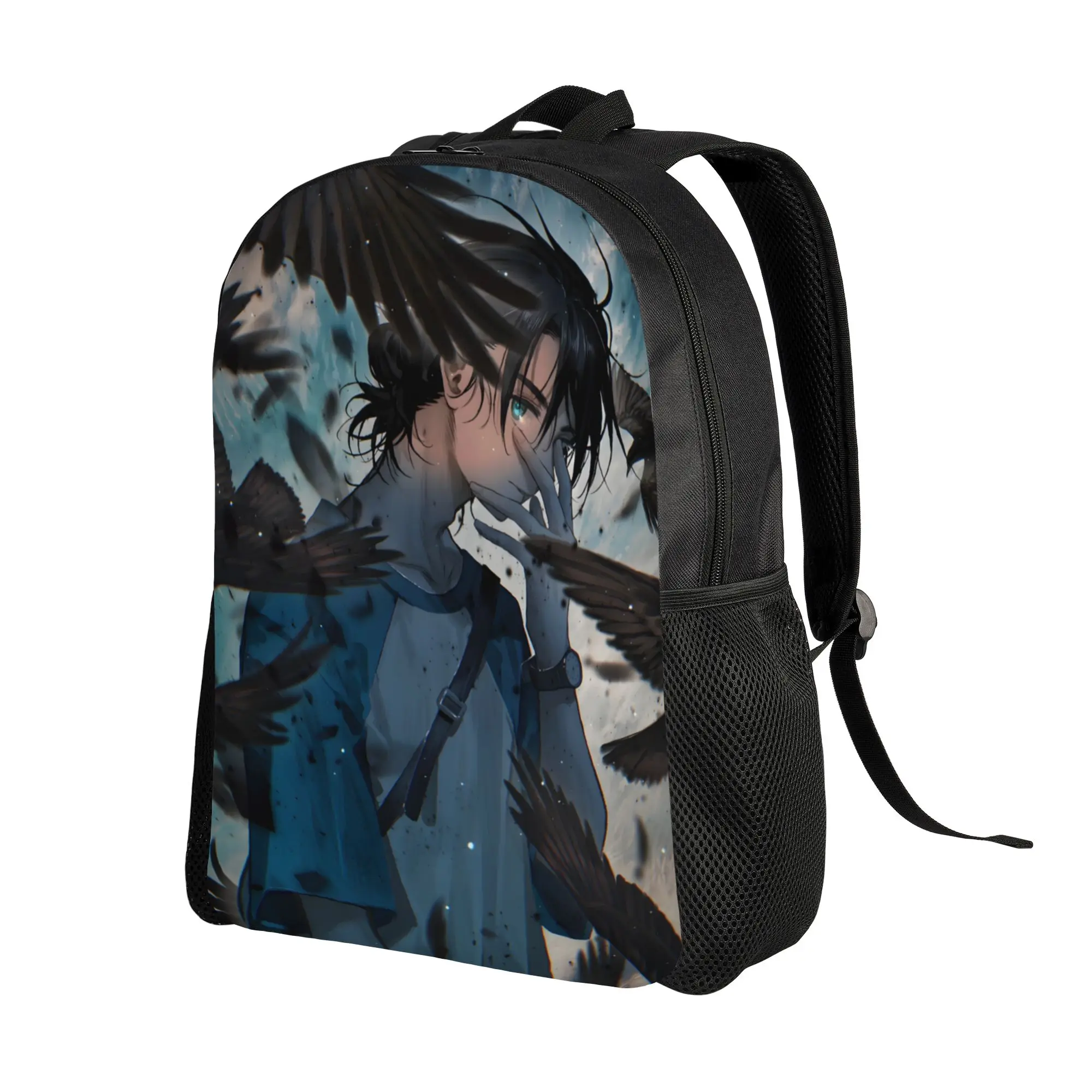 1Piece Backpack Shinpei Crow Art New School Year Laptop Bag School  Summer Time Rendering Back To School Gift New Term Starts