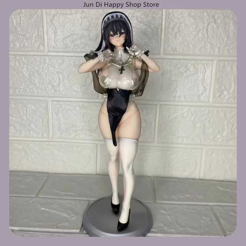 28 cm prière nonne debout Pose Anime fille Figure modèle Statue Collection bureau décoration ornement jouet cadeau pour les Fans