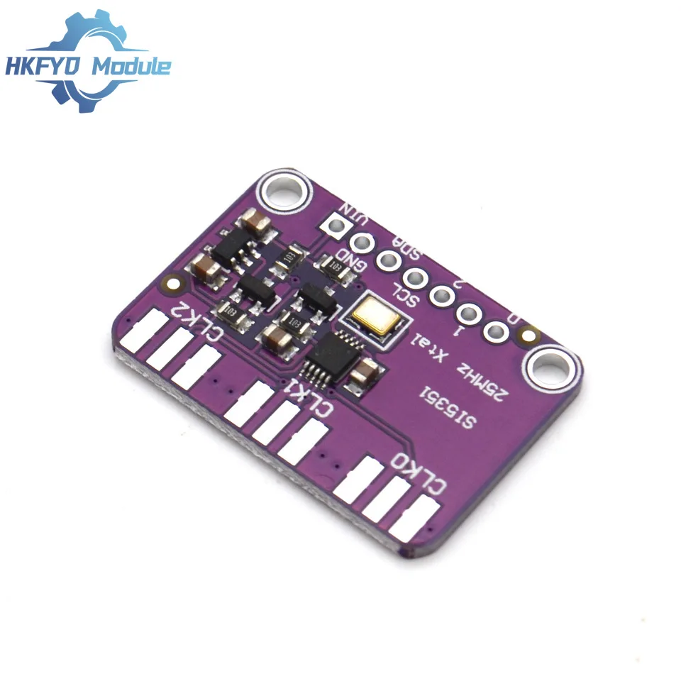 DC 3V-5V Si5351A Si5351 I2C Clock Generator Breakout Board Module Signal Generator Clock 8KHz-160MHz