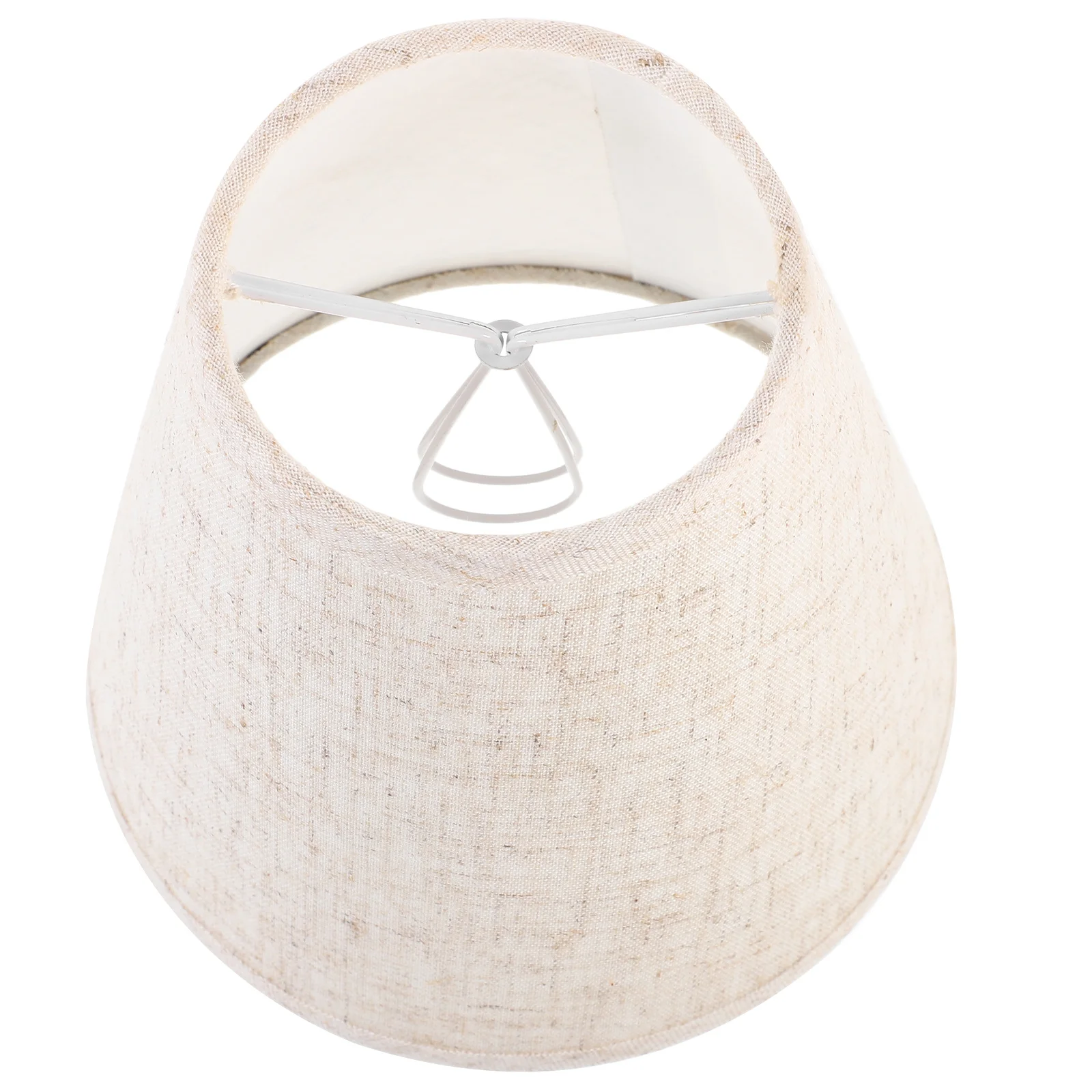 

Clip on Linen Fabric Lampshade Sturdy Iron Clip Soft Lighting for Study Bedroom Living Room Dining Room Pendant Light Shade