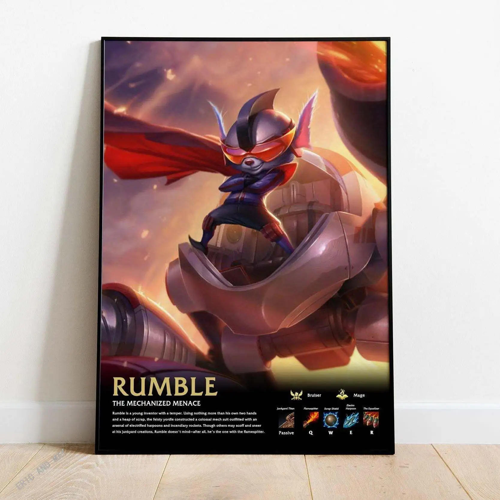 Popular Game League of Legends Character Posters Home Decoration Canvas Painting Wall Art High Quality Aesthetic Room Decor