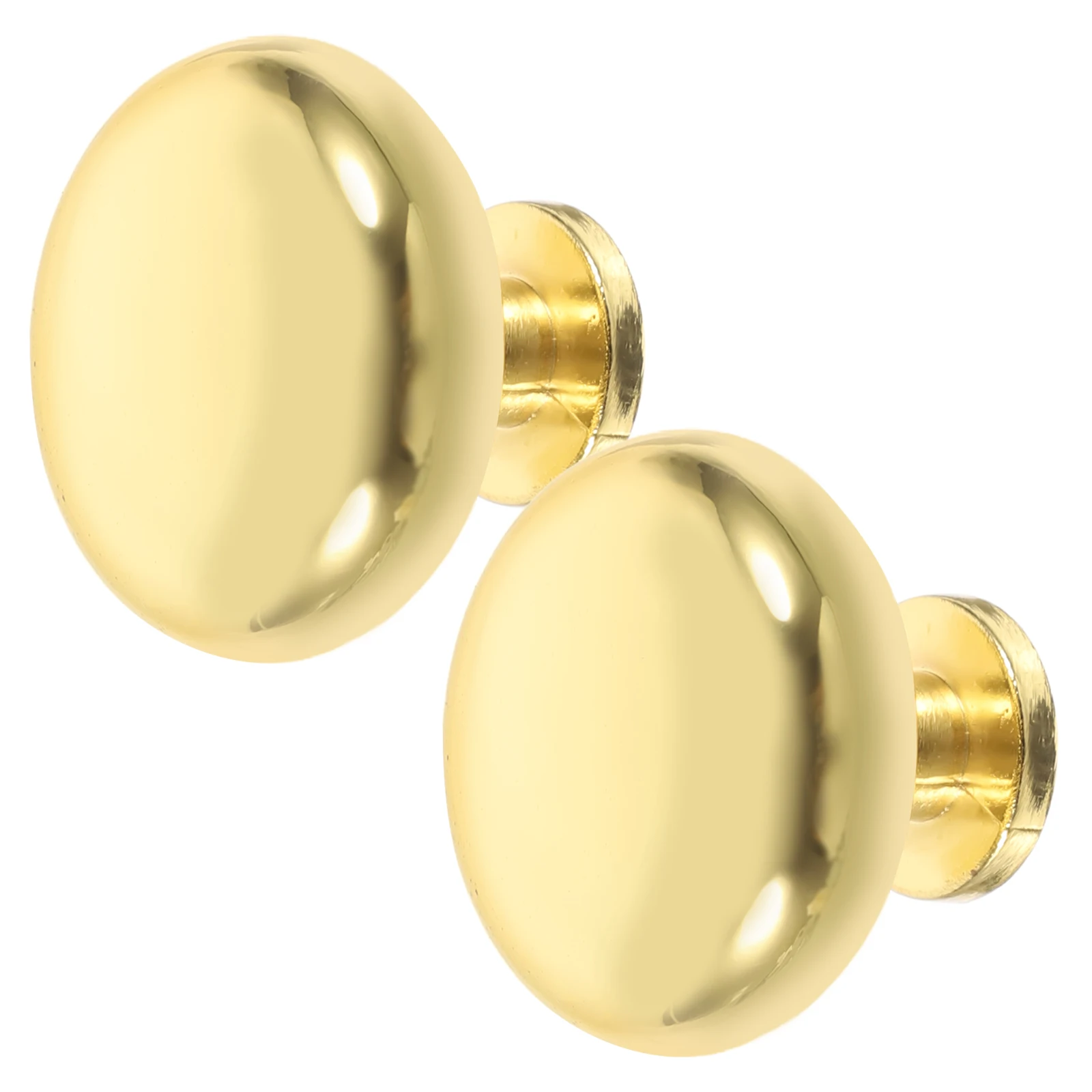 

2Pcs Zinc Alloy Cabinet Knobs Gold Finish Modern Hardware Easy to Install for Drawers Closets and Wardrobes Cabinet Hardware