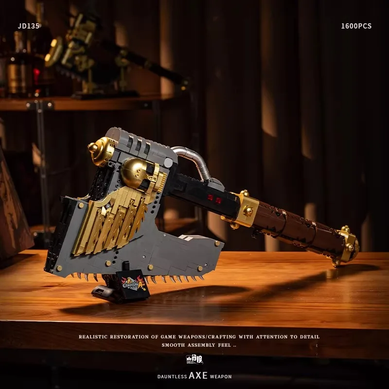 

Конструктор 1600 деталей: Электрическая цепная пила-топор 40K, коллекционная модель Томагавк из фильмов, сборная игрушка, подарок для взрослых