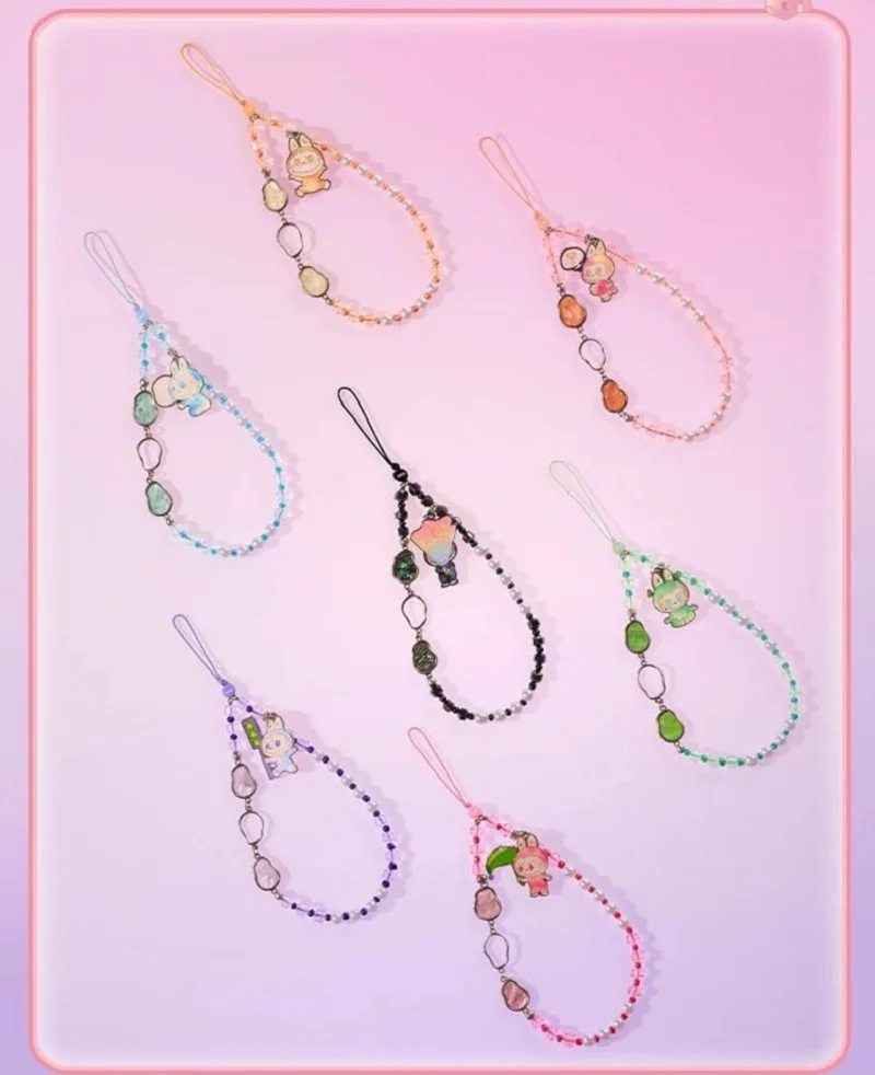 حقيقي البوب مارت الوحوش Labubu V3 الكبير في سلسلة الطاقة سلسلة الهاتف الشكل صندوق أعمى صندوق غامض هالوين هدية الكريسماس #2