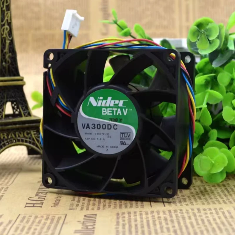 

Nidec BETAV VA300DC V35072-35 12 В 0,9 А 8 см 80*80*38 4-проводной вентилятор для корпуса IBM