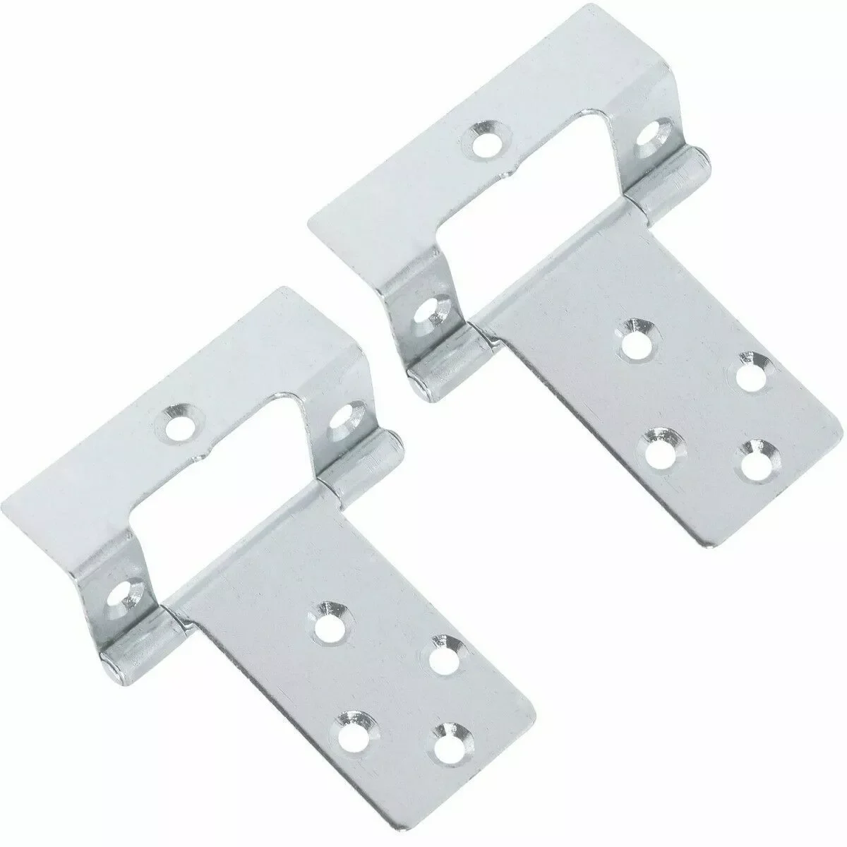 1PC Caravan  Large Cranks 50mm Silver Flat Hinge For Wooden Cabinet Door Pendant Marine RV Accessories And Accessories Hinge
