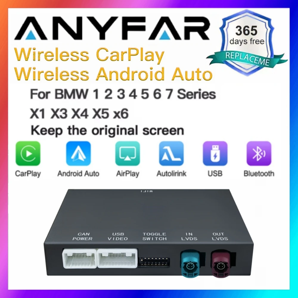 Wireless CarPlay Android AUTO For BMW NBT CIC System For BMW 5 Series F10 F11 2011-2017 NBT CIC Systems