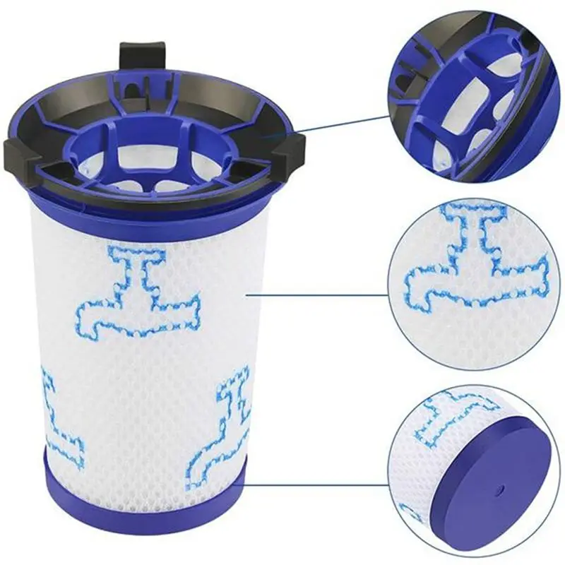 2PCS Vacuum Filter Set Replace For Rowenta Force 360 X-Pert Vacuum Cleaner Accessories Replacement Parts Filter