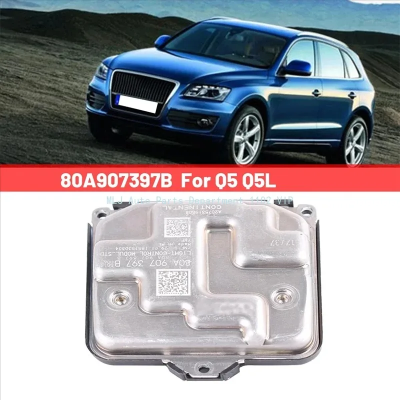 OEM 80A907397B Módulo de unidad de control de luz de circulación diurna de faros LED completos para Audi Q5L 80A 907 397 B 2018-2022