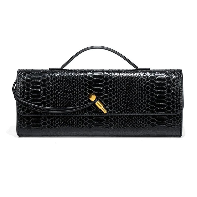 

Premium Feeling Clutch Evening Bag Bag Women's Horizontal Trend Stone Baguette Bag Vintage Niche Shoulder Crossbody