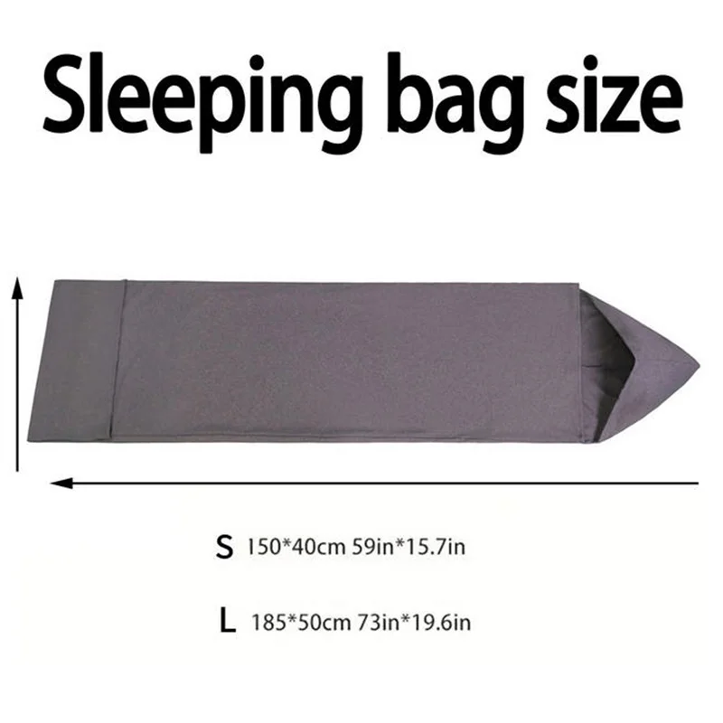 S/M/L/XL Portable Adult Kids Comfortable Sleeping Bag Travel Compression Blanket Envelope Sleeping Bag Camping Sleeping Bags 2#