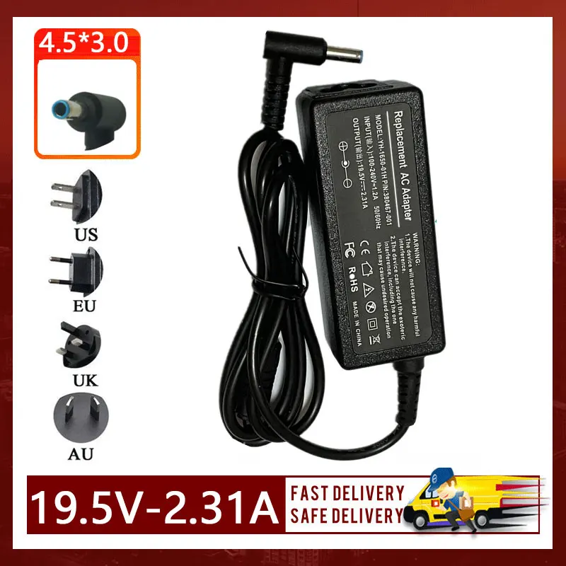 

New 19.5V 2.31A 45W 4.5*3.0MM AC Adapter for Dell Inspiron 11 13 17 15 3000 5000 3168 Laptop Charger