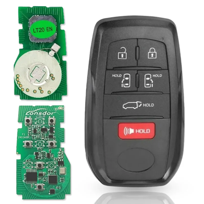 Keyless Smart Car Key 8A Chip Supports K518K518ISE KH100+ Generated for Toyota Sienna Venza Tacoma Tundra 2021-2024 BZ4X