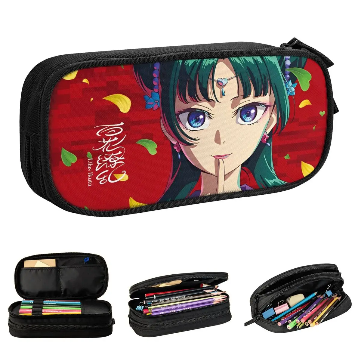 

Maomao аниме пеналы аптекарские дневники пеналы коробка для ручек для девочек и мальчиков пеналы студенты школьные канцелярские принадлежности на молнии