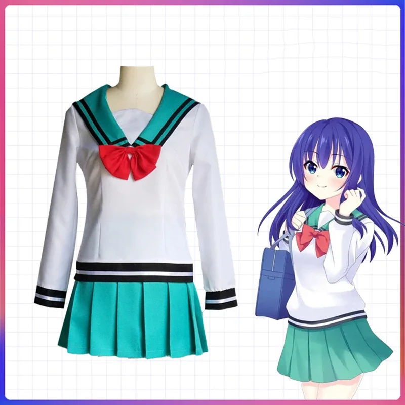 Anime Saiki Kusuo The Disastrous Life K.-Nan Cosplay Teruhashi Kokomi Cosplay JK School Uniform Dress Halloween Carnival Clothes