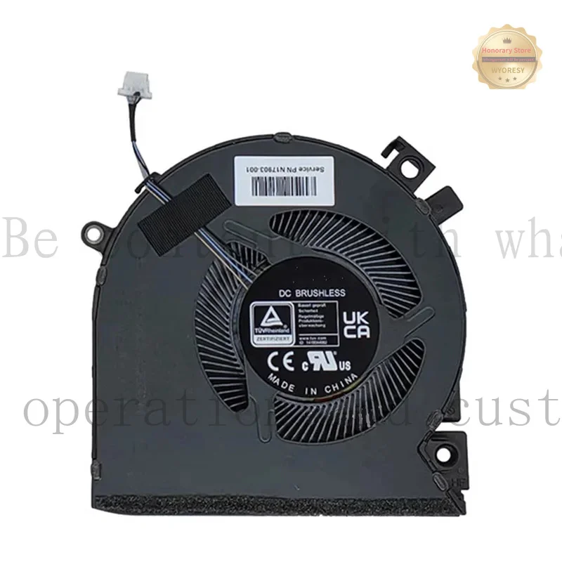YD Honesty Laptop Cooling FAN For HP Victus 15-FA0000 15-FB0000 N13304-001 N17902-001 N17903-001 ND85C26-21J19 DC5V 0.5