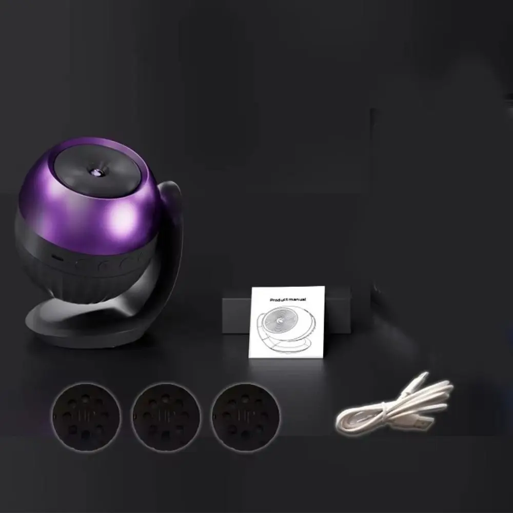 24 Patterns Star Projector Night Light with Sleep Sound Auto Timer Projection Lamp Rotatable White Noise Atmosphere Lamp
