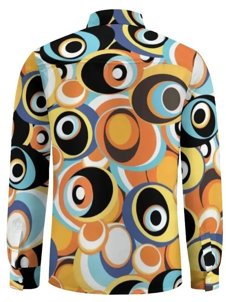 

Men's Long Sve Digital Print Casual irt Stand Fit Breathable Comfortable Spring Summer Autumn Winter Printed irt