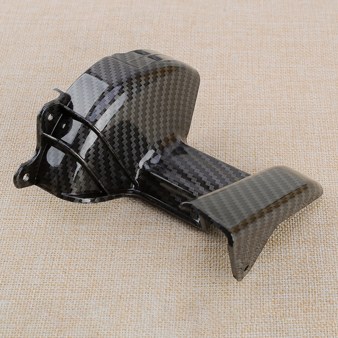 Motorcycle Middle Center Axis Guard Protect Cover Sleeve Protection PP Black Carbon Fiber Texture Fit for Sur-Ron S/X