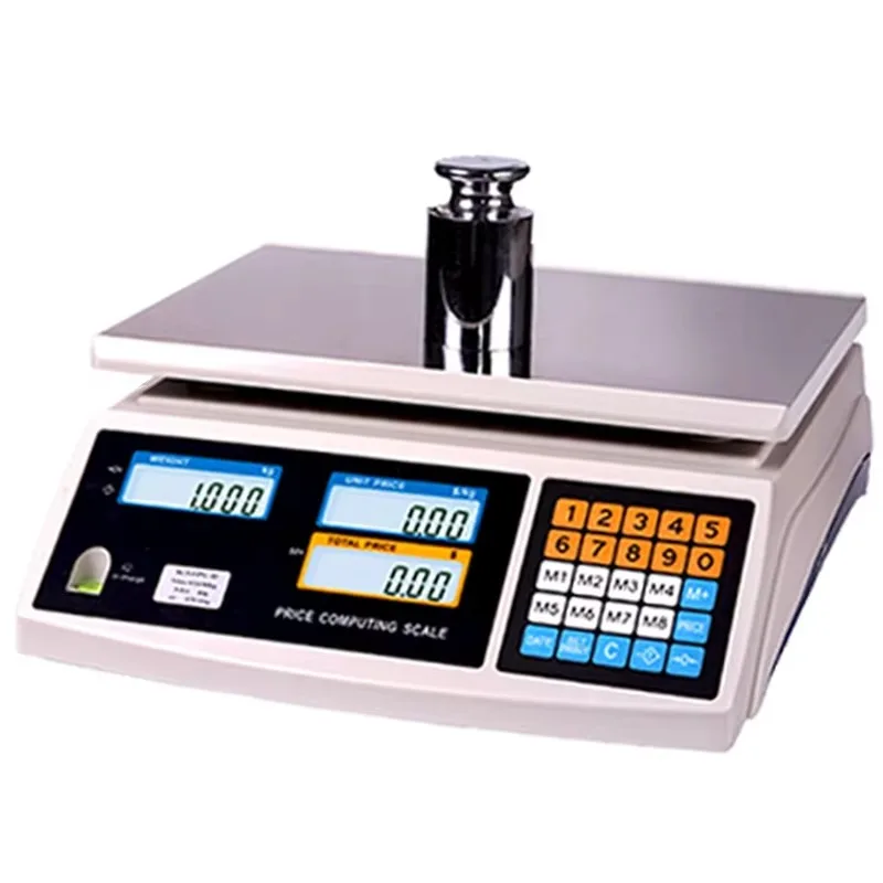 Digital Commercial Scale with Tower (15kg/30kg) with Printer Tower/Pole Retail Price Calculation Scale view 4