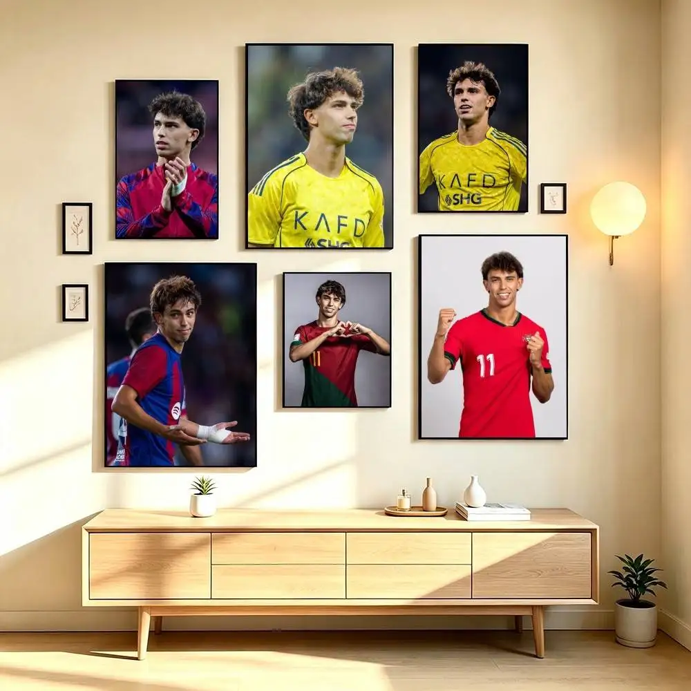 J-Joao F-Felix Football Player Poster High Quality Dorm Living Room Aesthetic Wall Decoration Painting Stickers Gift