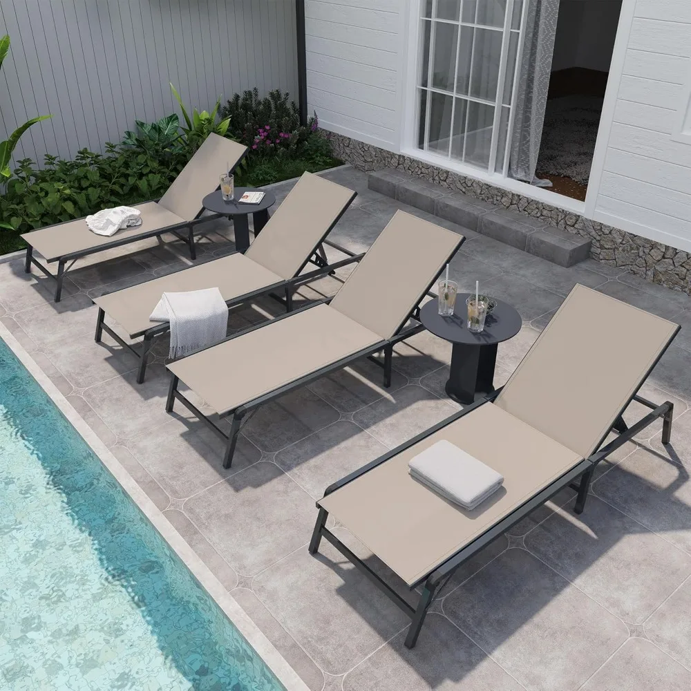 

Beach Chairs, Outdoor Chaise for Pool Beach Patio and Backyard, Pool Lounge Chairs Set Pool Lounge Chairs Set, Beach Chair