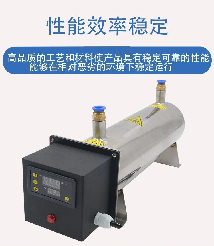 D-500 D-1000 compressed air heater, pipeline type small gas heater, electrostatic coating, pipeline type nitrogen heating