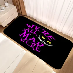 Cheshire Cat Bathroom Mat for Hallway on the Floor Door Carpet Entrance Doormat Outdoor Rug Room Decorating Items Custom Carpets