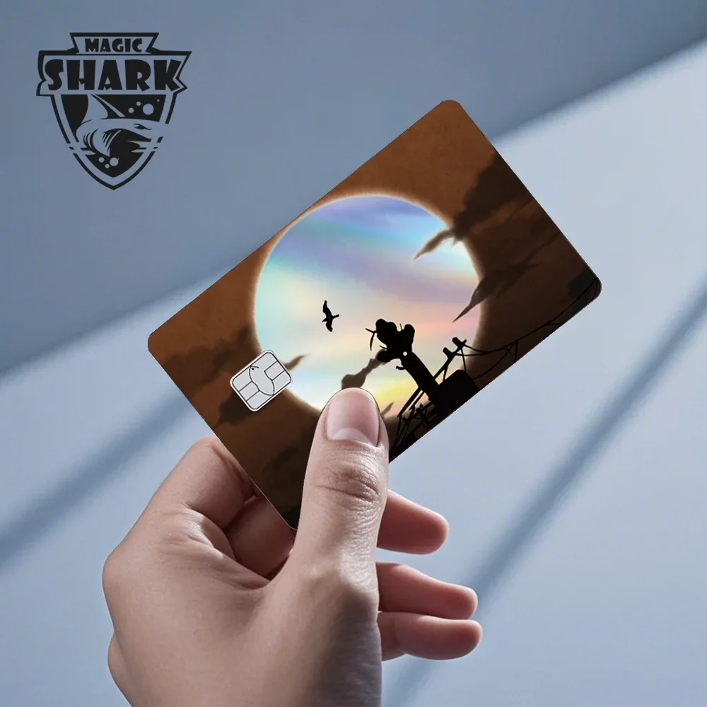 حار بيع أنيمي ساسوكي كاكاشي الليزر الثلاثية الأبعاد الخصم البنك بطاقة الائتمان فيلم غطاء الجلد ملصق