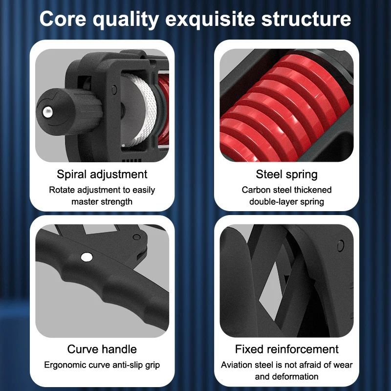 

Тренажер силы сцепления, усилитель силы сцепления, регулируемое сопротивление 11–350 фунтов (5–160 килограммов), усилитель предплечья