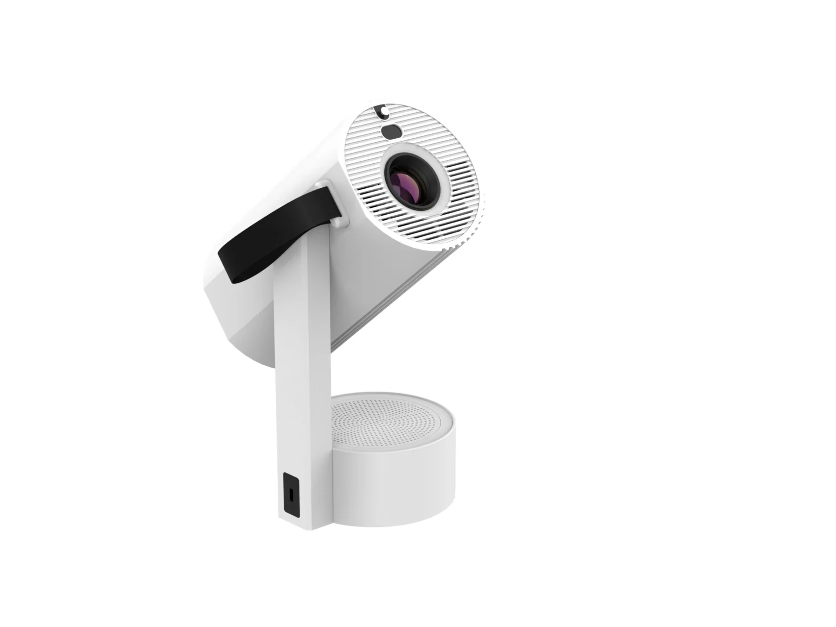 AYISA Smart Projector WiFi Projector Machine Portable Video Projector with Android System USB Interface Black 300ANSI