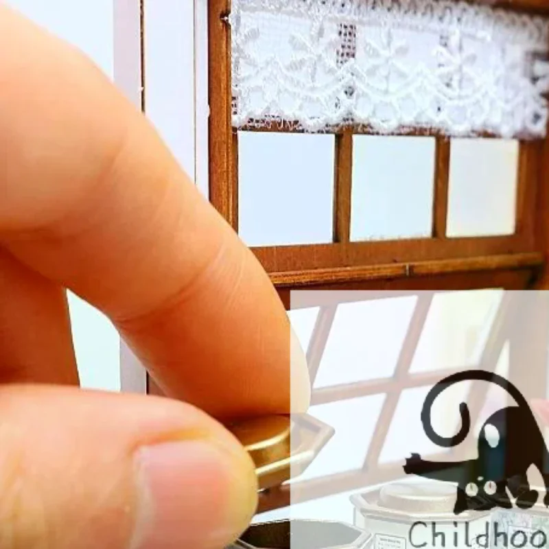 1 szt. 1:12 Domek dla lalek Puszka na kawę Puszka na herbatę Model Symulacja Element Dekoracyjny Miniaturowe Zabawki 16mm Akcesoria Meblowe do Domku dla Lalek