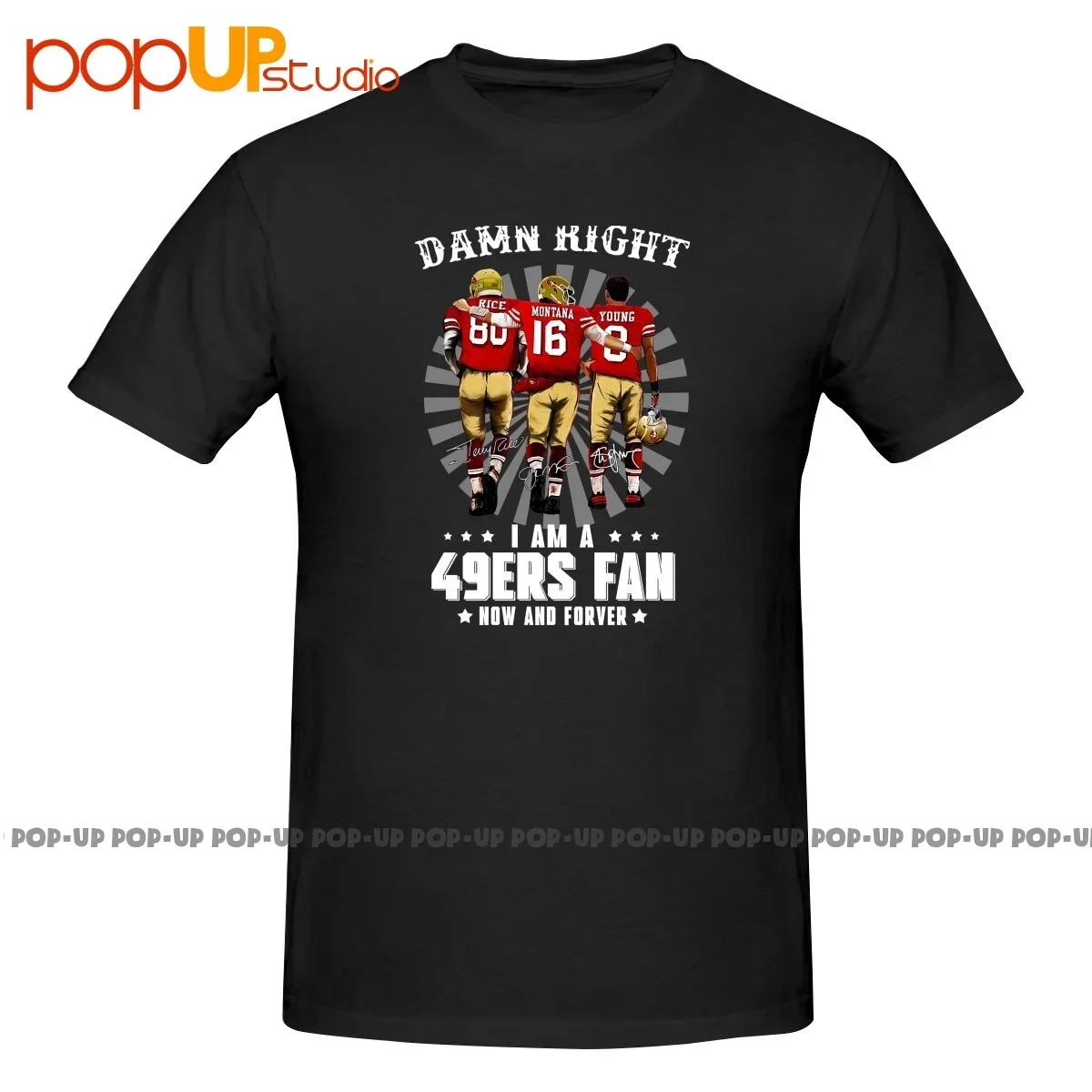 Maldito bueno, soy un fan de 49 personas ahora y para siempre, camiseta con firmas, camiseta divertida Harajuku