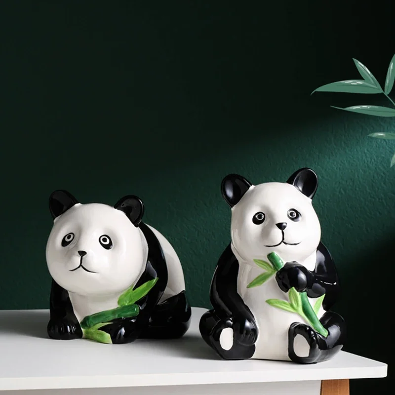 Керамическая копилка с животными, односторонняя экономия, домашний декор, мультяшная копилка для детей, гостиная, противоугонный небьющийся дизайн