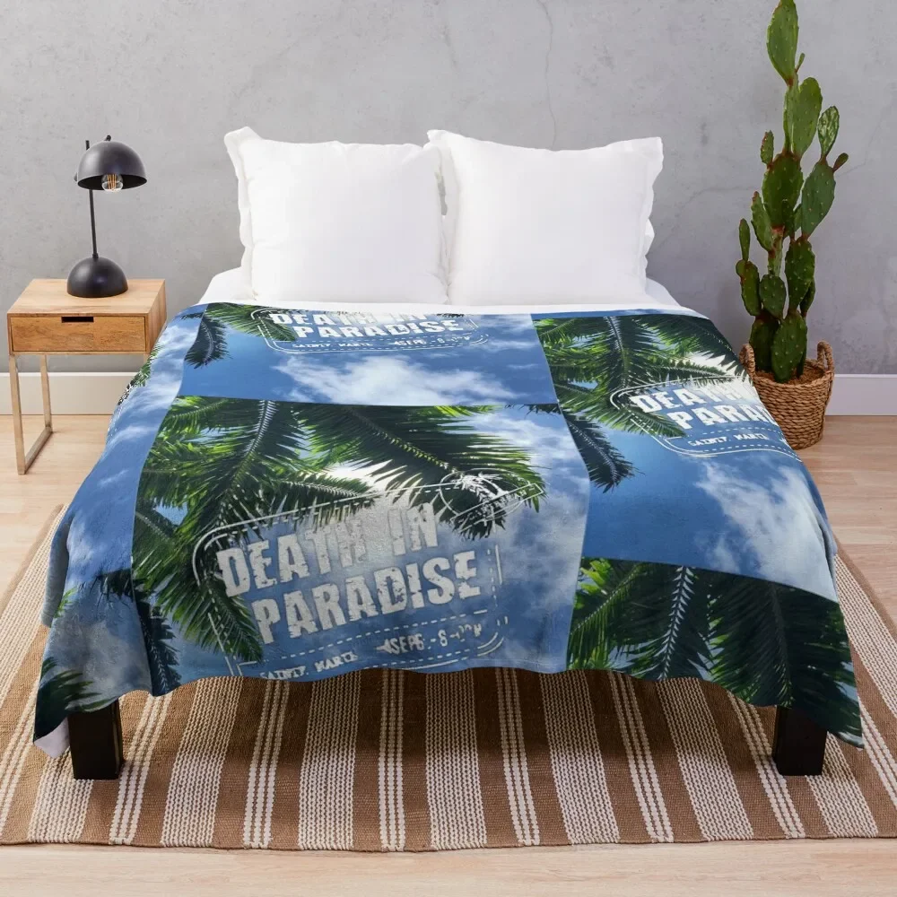 

BBC Death in Paradise Logo Throw Blanket Custom Luxury Blankets