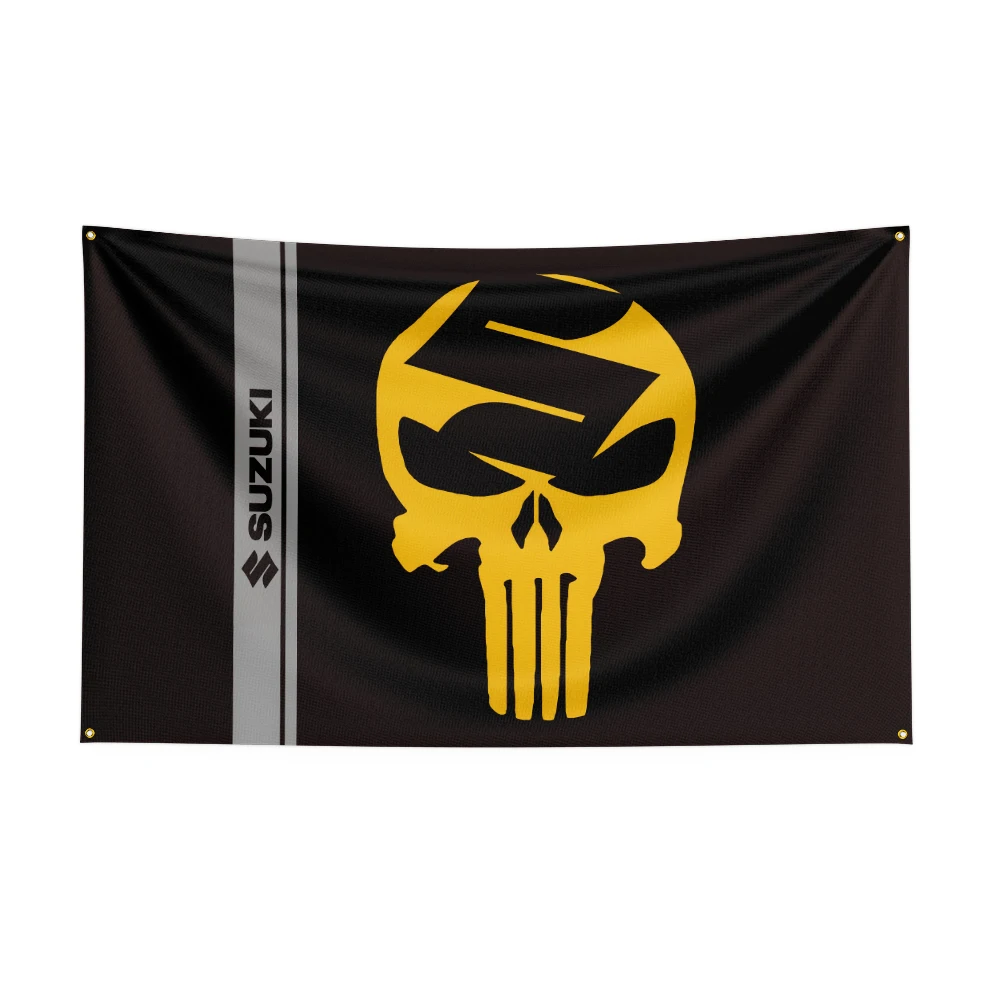 

3X5 FT Szk Flag Polyester Printed Motorcycle Banner For Decor