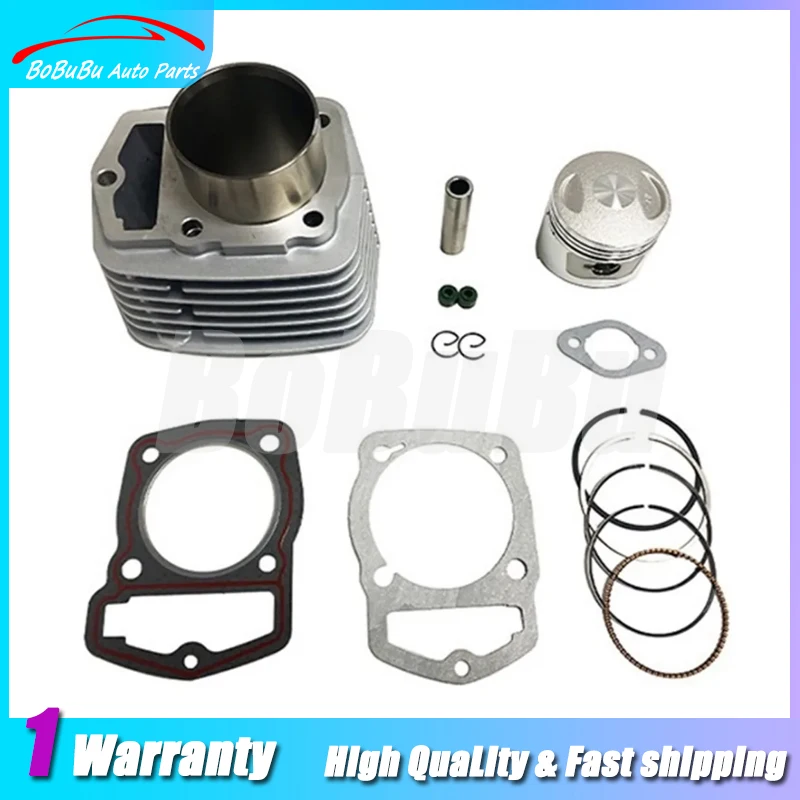 

Motorcycle engine cylinder for XL185 XR200 XR200R XL200R TLR200 12100-0427-01 12100042701 63mm piston piston ring cylinder kit
