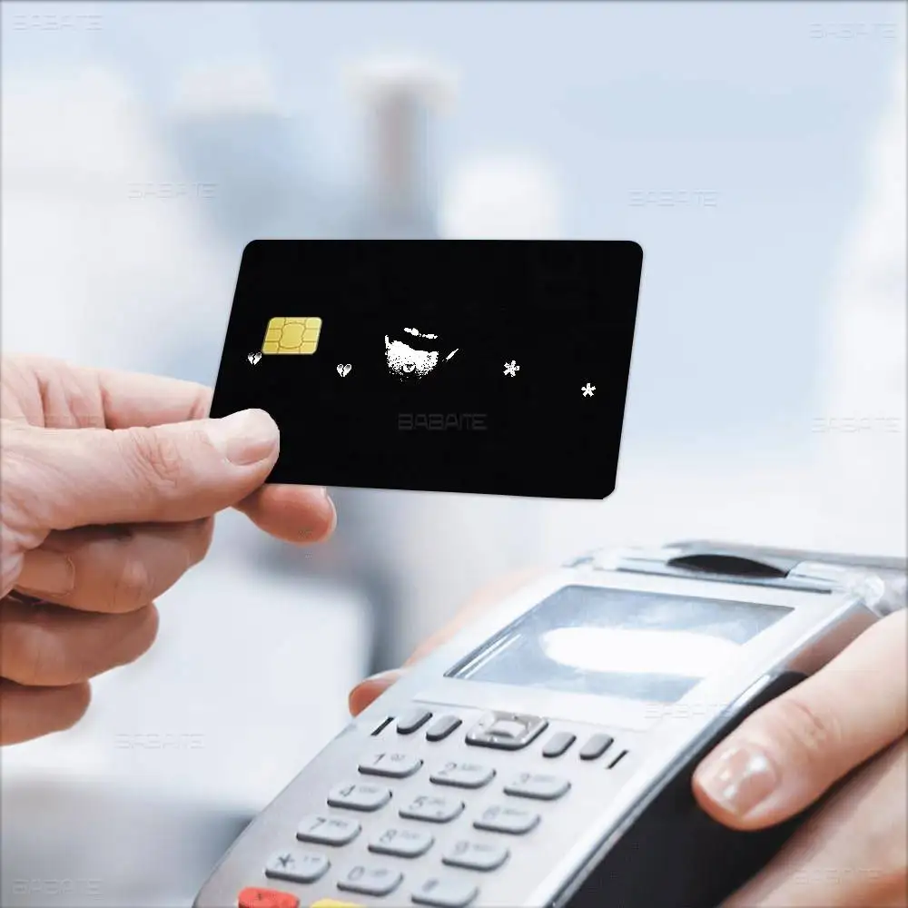 مغني الراب كين كارسون لعبة الفوضى الرائعة أنيمي ملصق فيلم غطاء الجلد للصغيرة الكبيرة لا رقاقة الخصم بطاقة الائتمان الجانب الأمامي #4