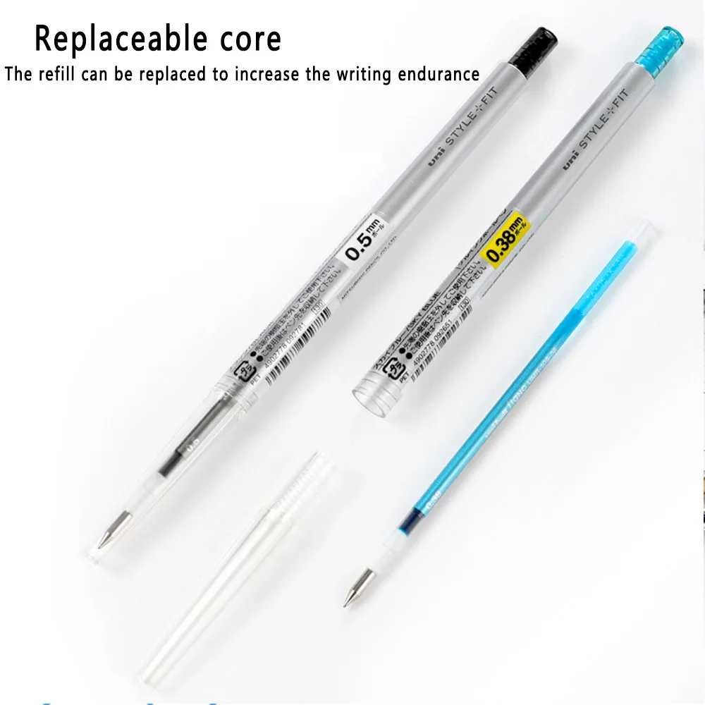 Japan UNI STYLE FIT series monochrome water pen UMN-139-38 uni-ball color press gel pen can replace the core 0.38/0.5/0.28mm