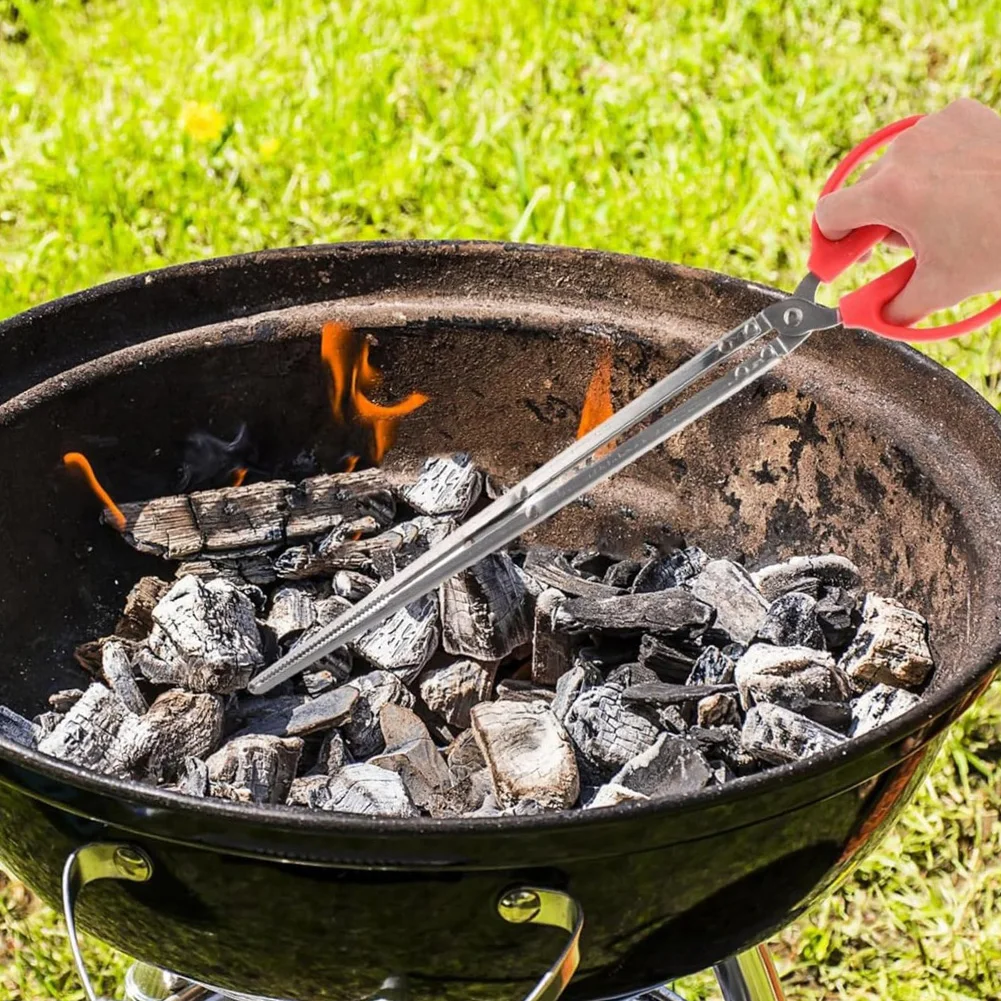 Stainless Steel For Tongs Scoop Outdoor Indoor Firewood 50ml Scoop Pellets Fireplace Barbecue Fire Pits For Tongs Spoon Set