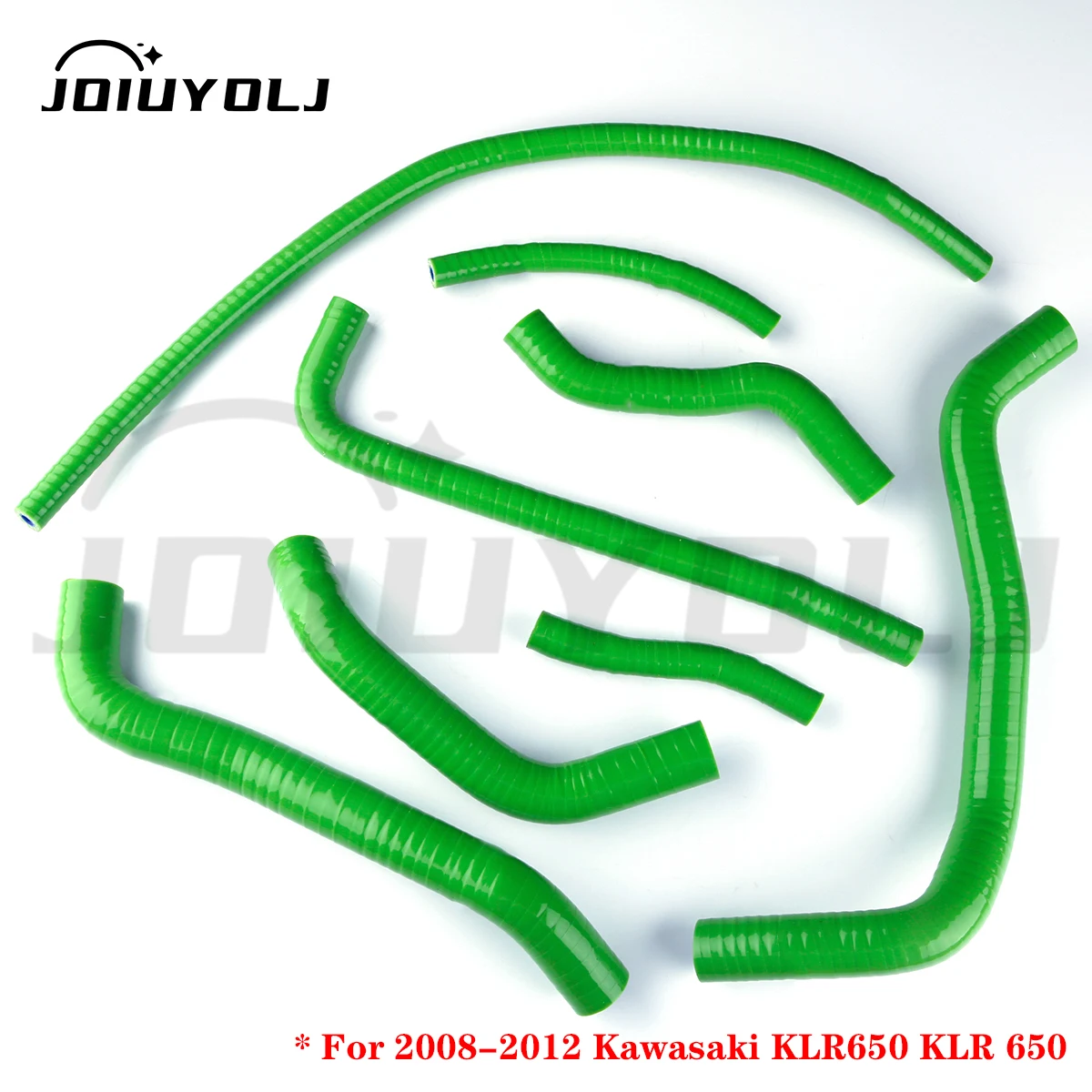 8pcs For 2008-2012 Kawasaki KLR650 KLR 650  2009 2010 2011 Motorcycle Silicone Radiator Coolant Hose Pipe Kit